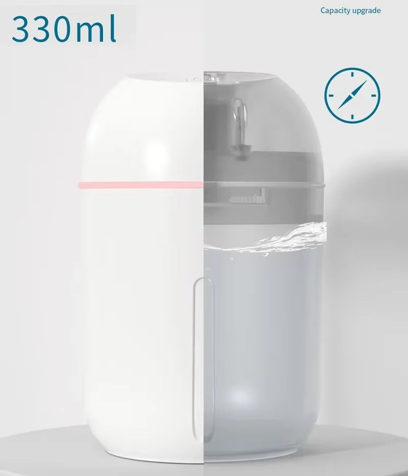 330ML Humidifier USB Mute Aromatherapy Humidifiers Diffusers for Home Ultrasonic Aroma Diffuser USB Essential Oil Atomizer Air