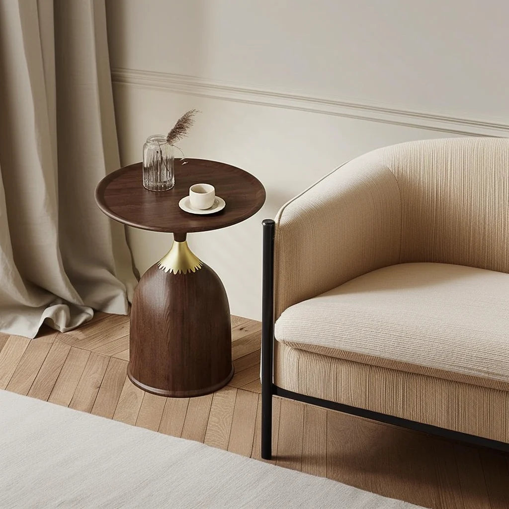 Wine Barrel Shape Side Table