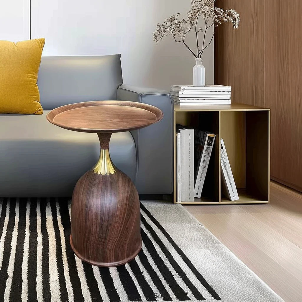 Wine Barrel Shape Side Table